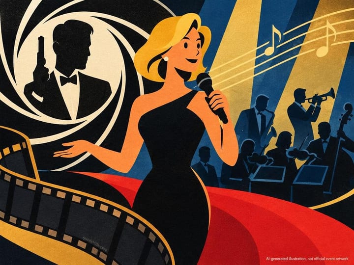 Promotional image for James Bond Concert Spectacular