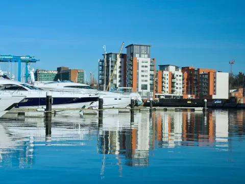 Ipswich Marina prior to the University